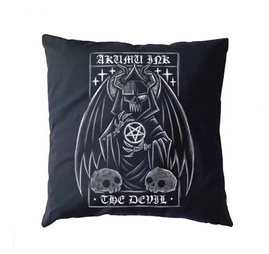 The Devil Tarot Card Pillow Cushion