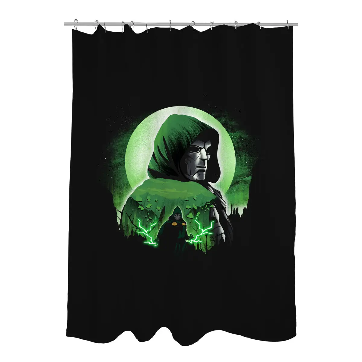 The Emperor Doom Shower Curtains