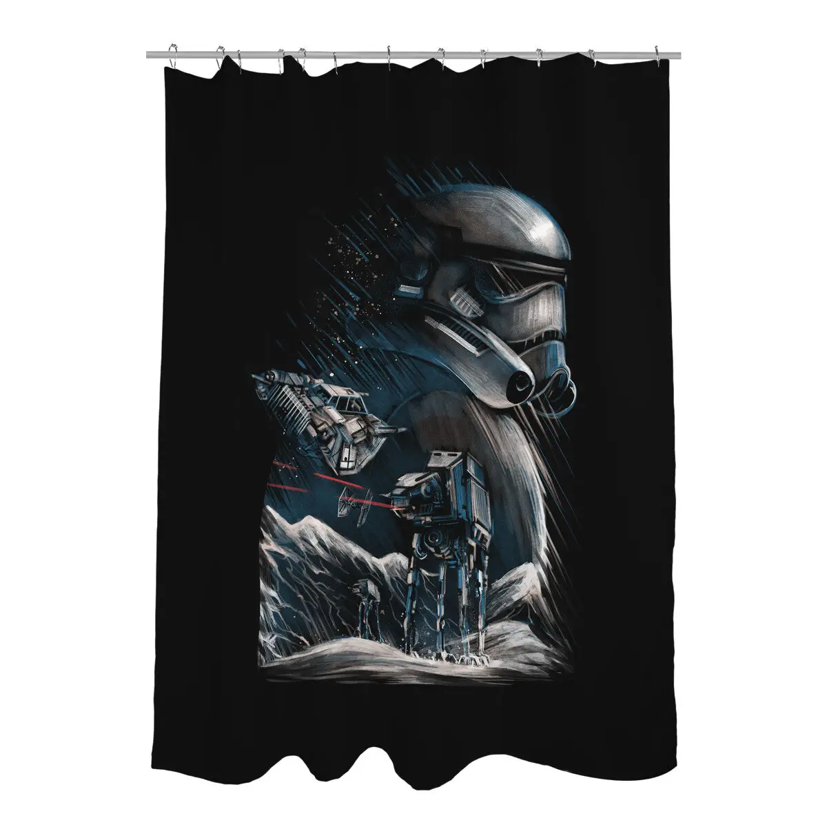 The Empire Silhouette Shower Curtains