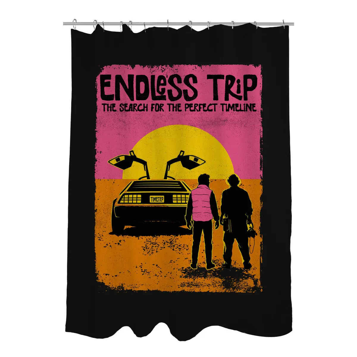 The Endless Trip Shower Curtains