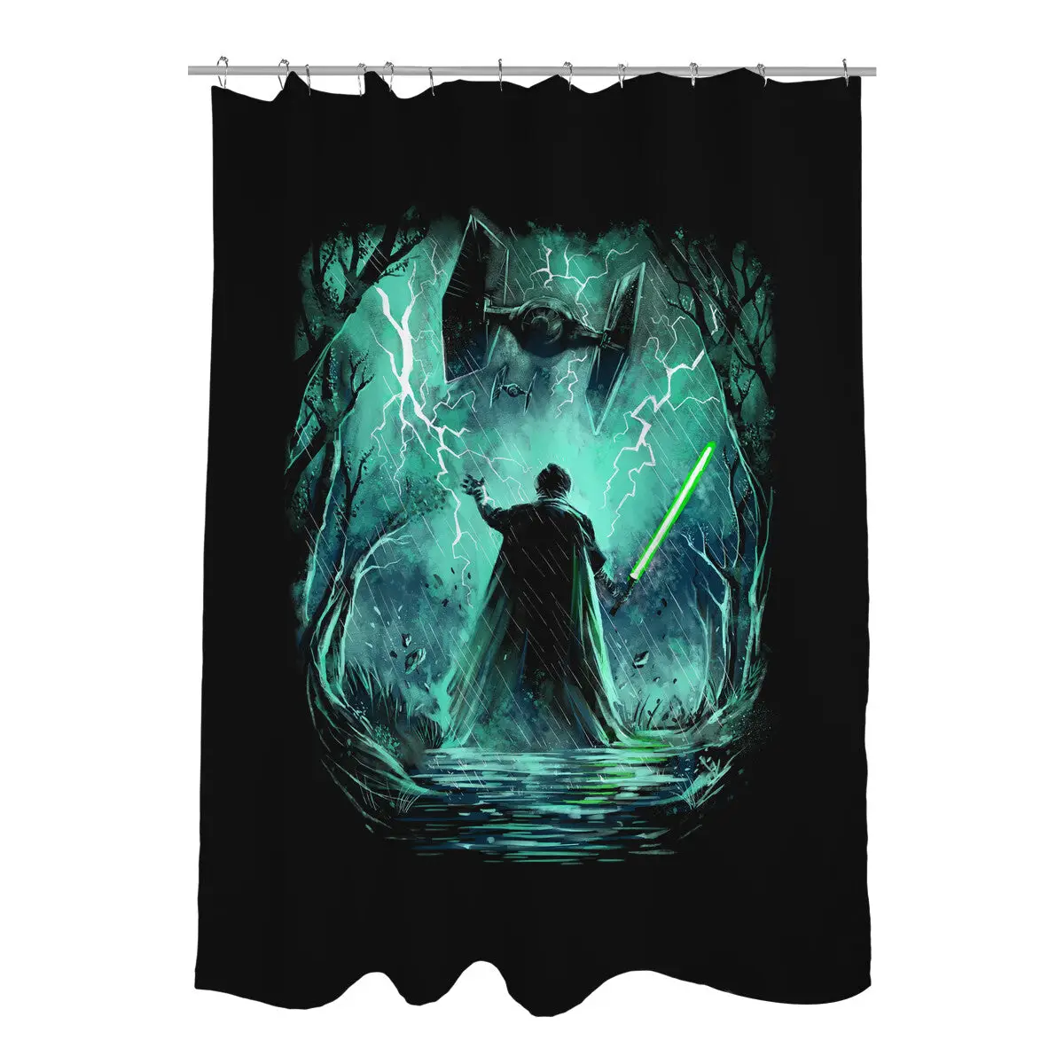 The Jedi Knight Shower Curtains