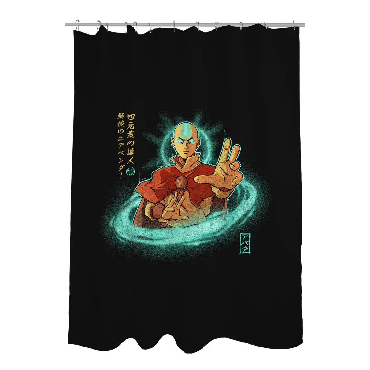 The Legendary Airbender Shower Curtains