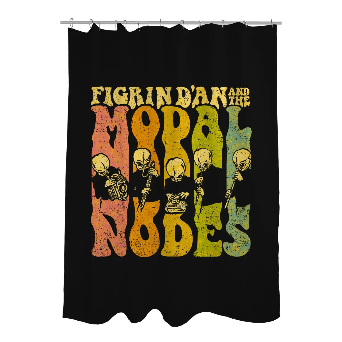 The Modal Nodes Shower Curtains
