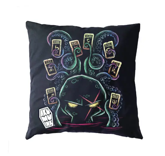The Oracle and the Tarot Cards Pillow Cushion