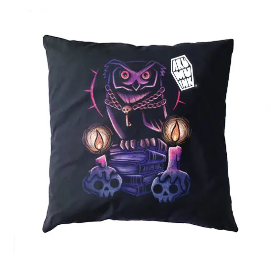 The Owl's Crypt Pillow Cushion