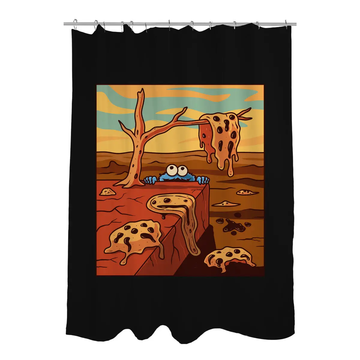 The Persistence Of Cookies Shower Curtains