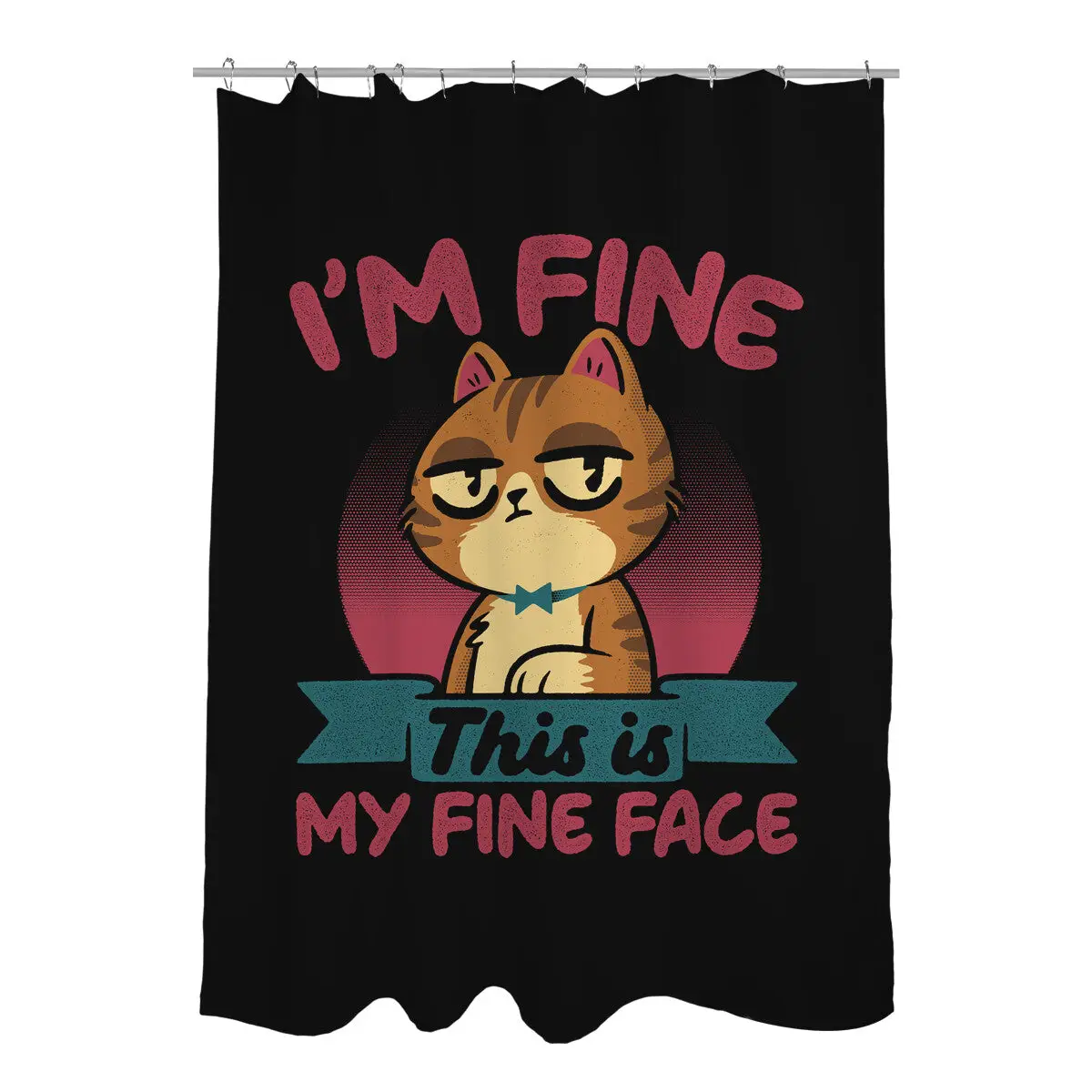 This Is My Fine Face Shower Curtains