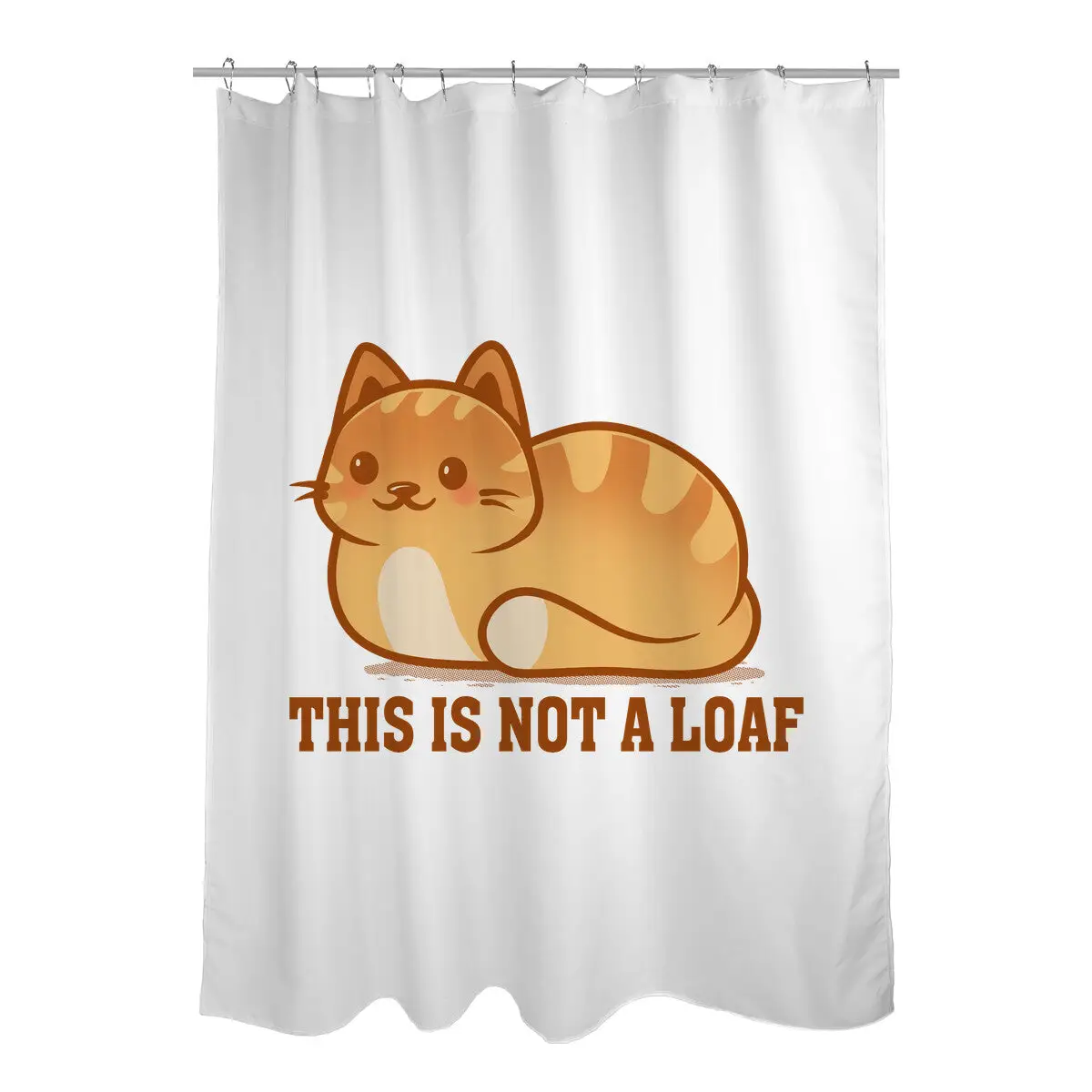 This Is Not A Loaf Shower Curtains