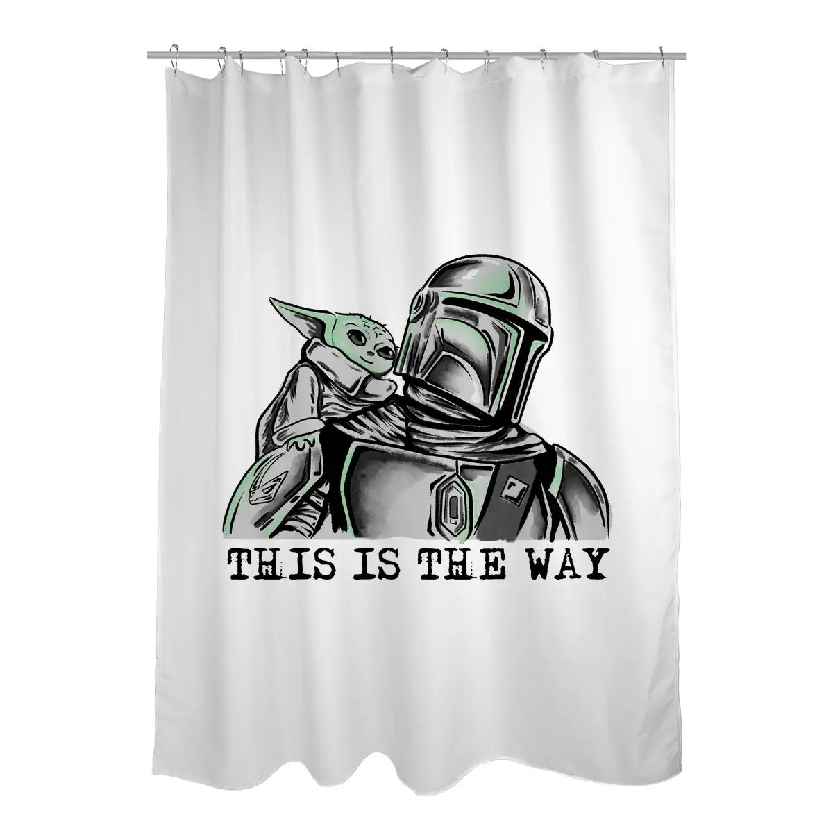 This Is The Way Boy Shower Curtains