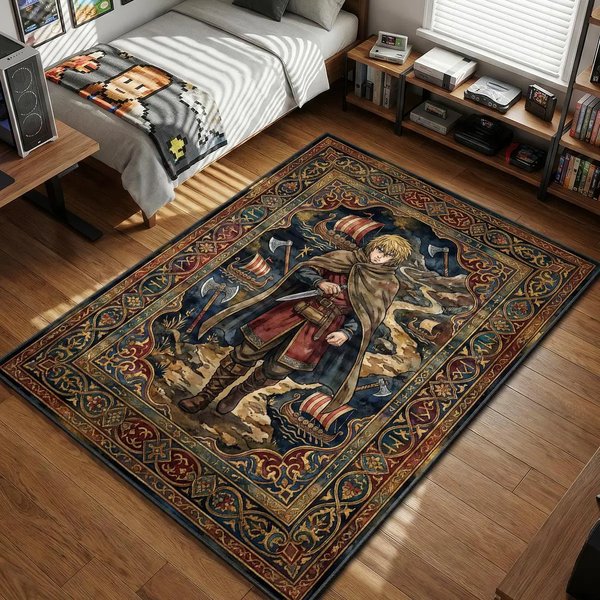 Thorfinn Journey Rug - Vinland Saga Chair Mat