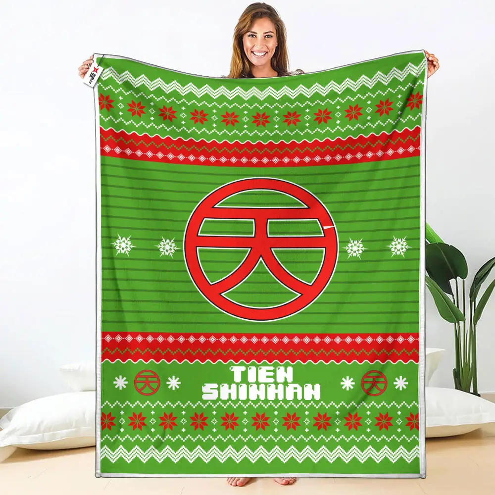 Tien Shinhan Ten Blanket Ugly Christmas Symbol Anime