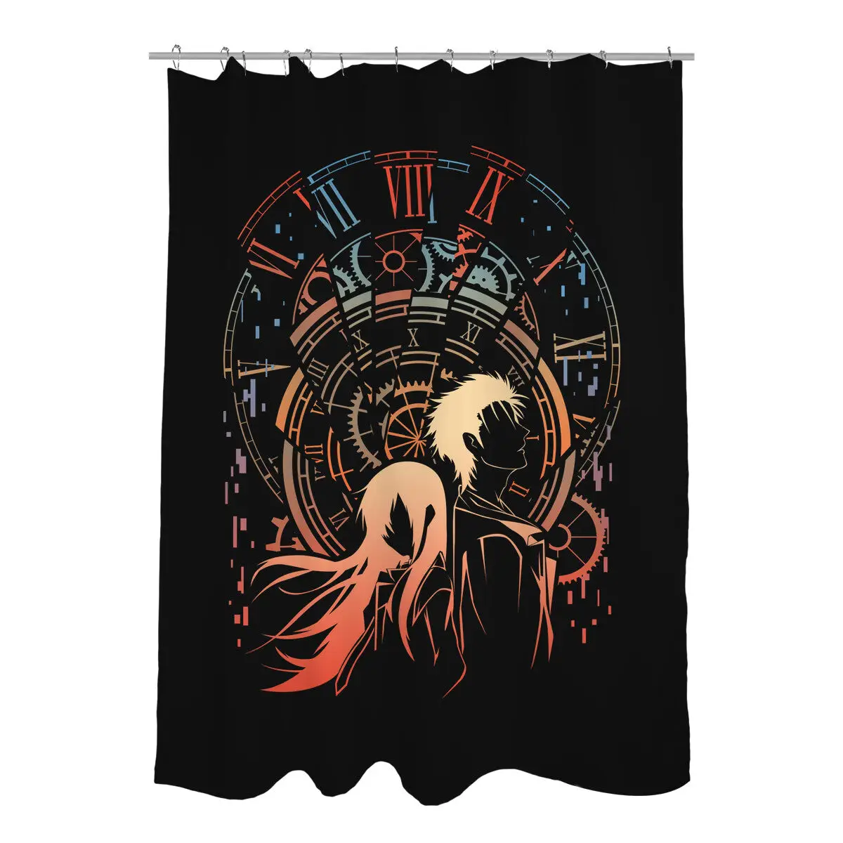 Time Broken Shower Curtains