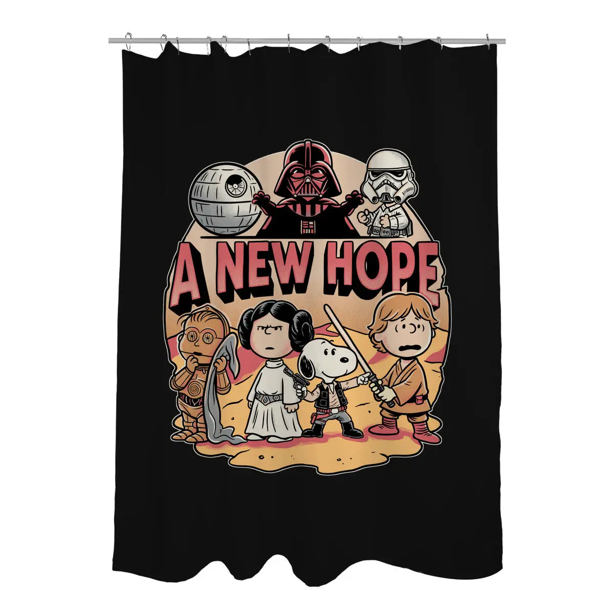 Tiny Rebel Shower Curtains