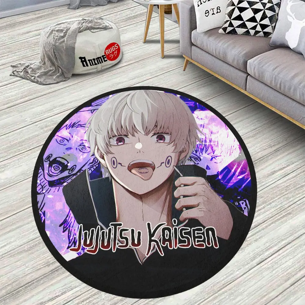 Toge Inumaki Skid-Proof Round Rug
