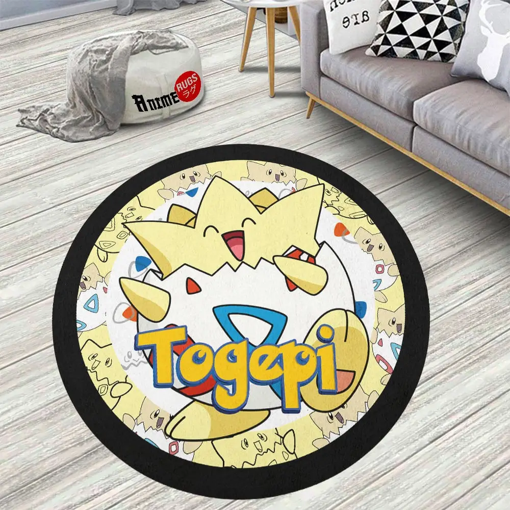 Togepi Skid-Proof Round Rug