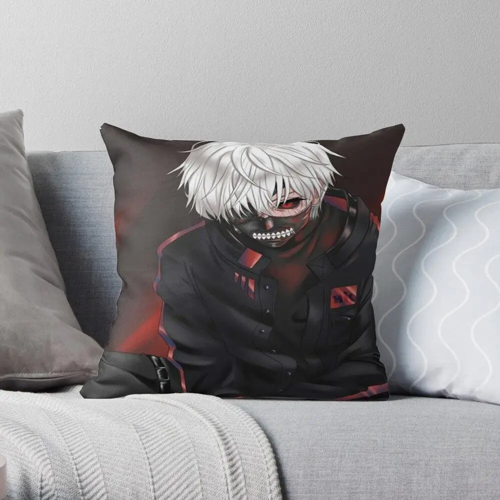 Tokyo Ghoul Kaneki Throw Pillow