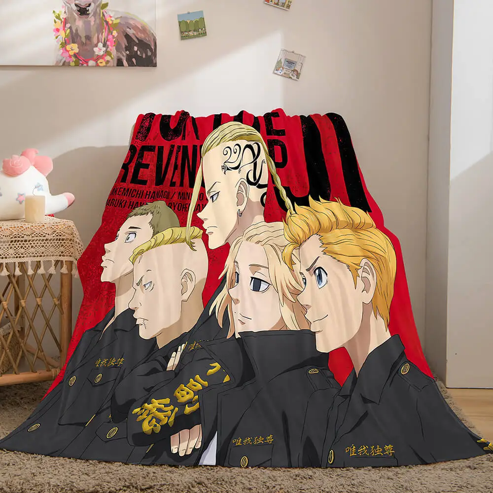 Tokyo Revengers Blanket Flannel Blanket Throw Cosplay Blanket