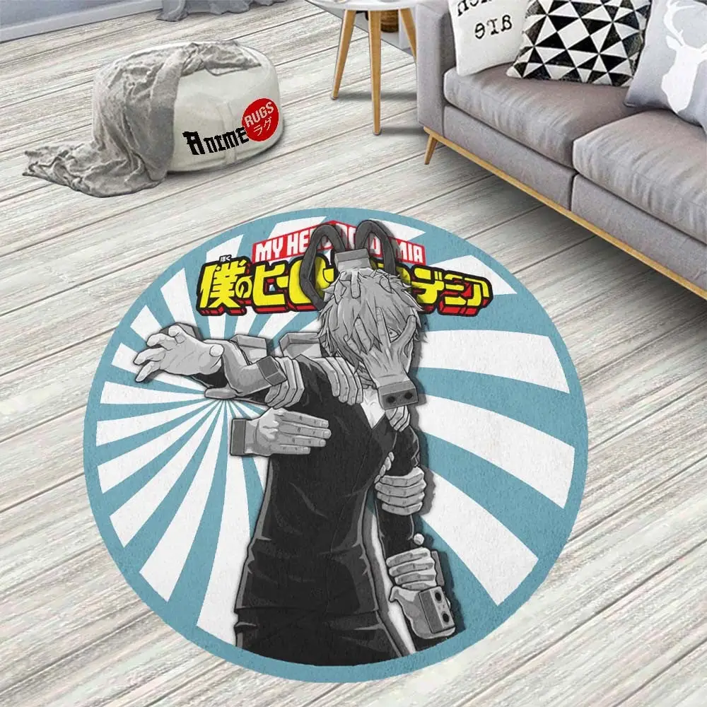 Tomura Shigaraki Round Rug Custom Anime Room Mats