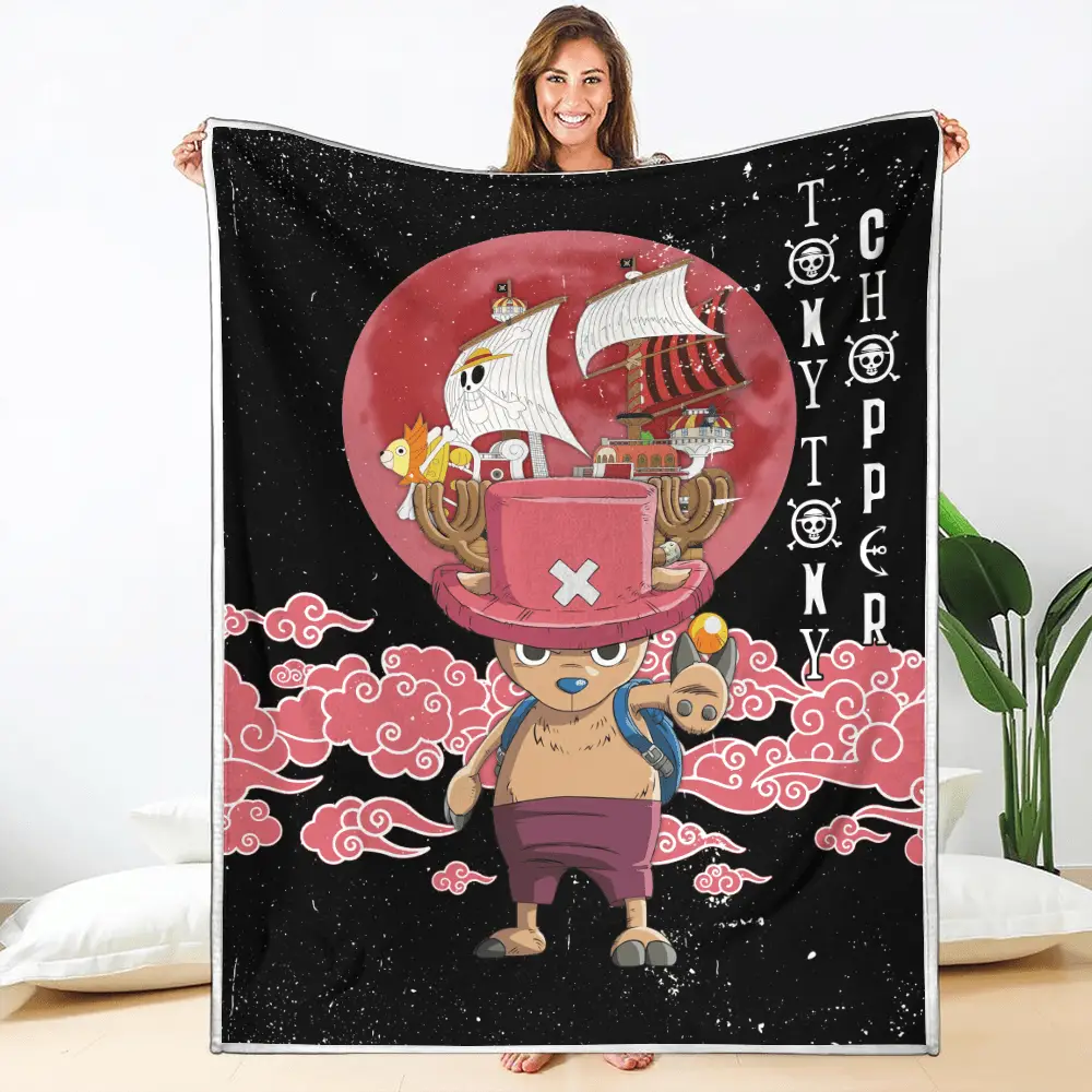 Tony Tony Chopper Blanket Moon Style Custom Anime