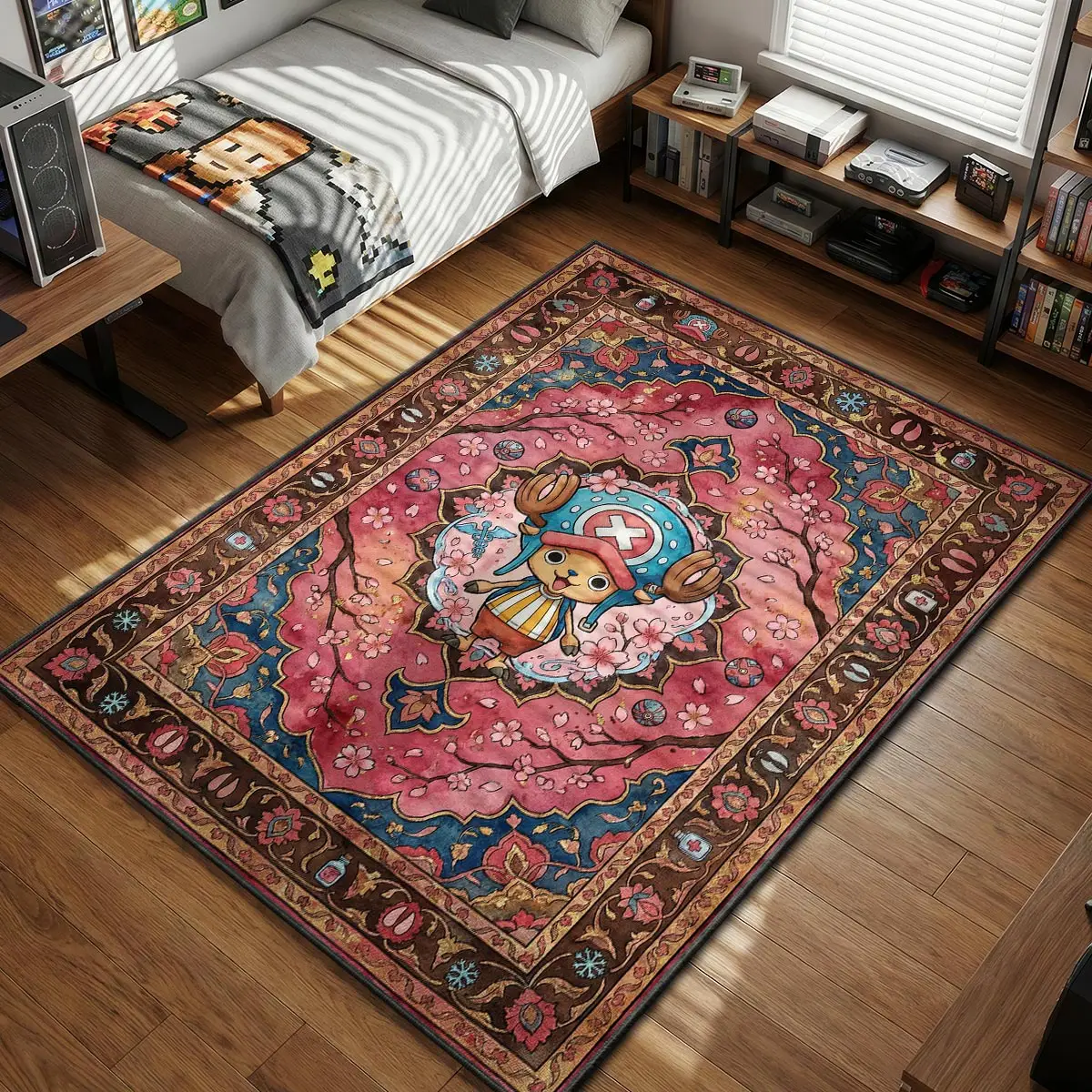 Tony Tony Chopper Sakura Rug - One Piece Chair Mat