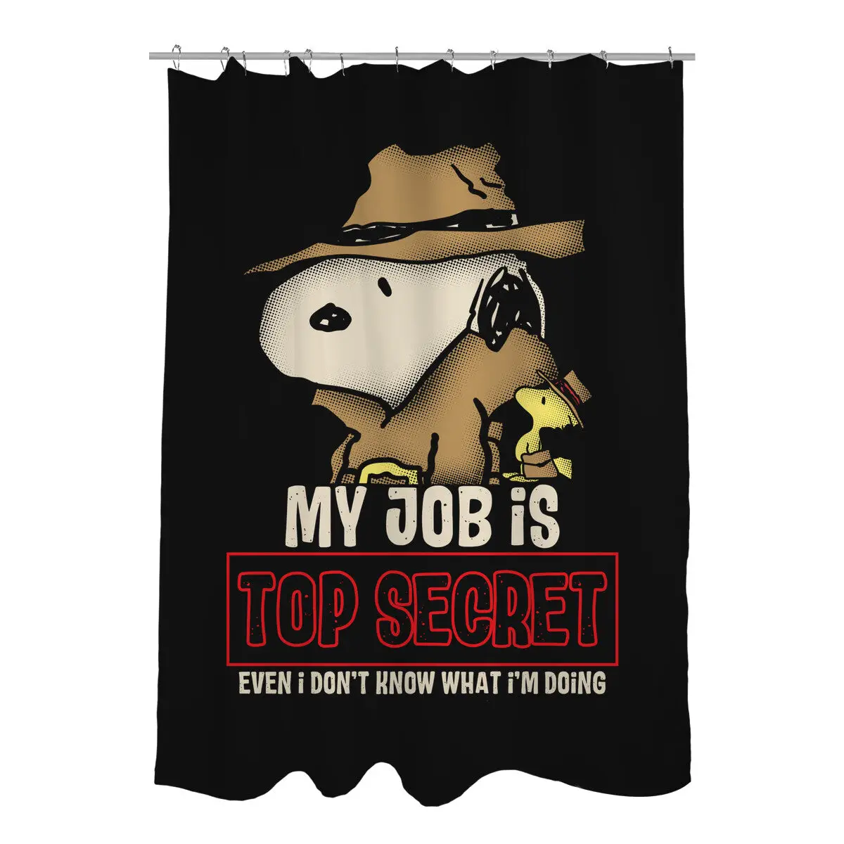 Top Secret Shower Curtains