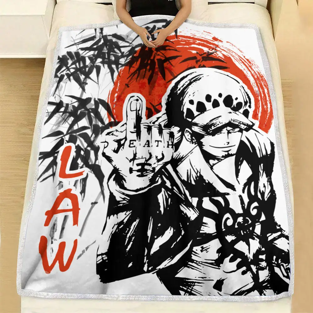 Trafalgar D. Water Law Blanket Custom Manga Anime