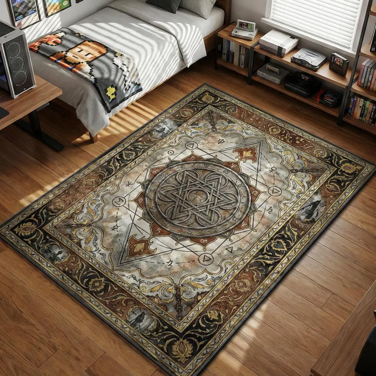 Transmutation Circle Rug - Fullmetal Alchemist Chair Mat