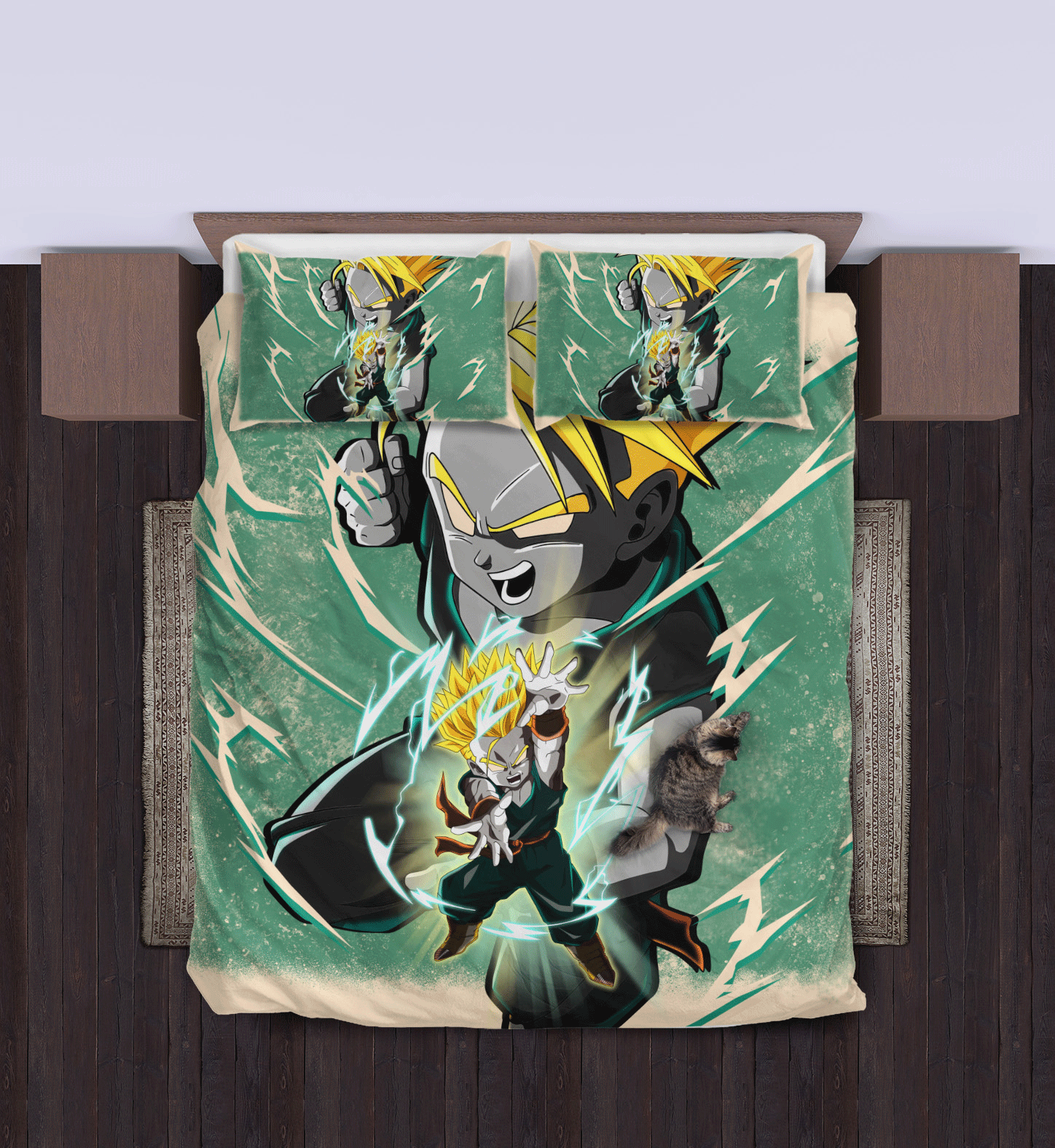 Trunks Kid Super Saiyan Custom Bedding Set
