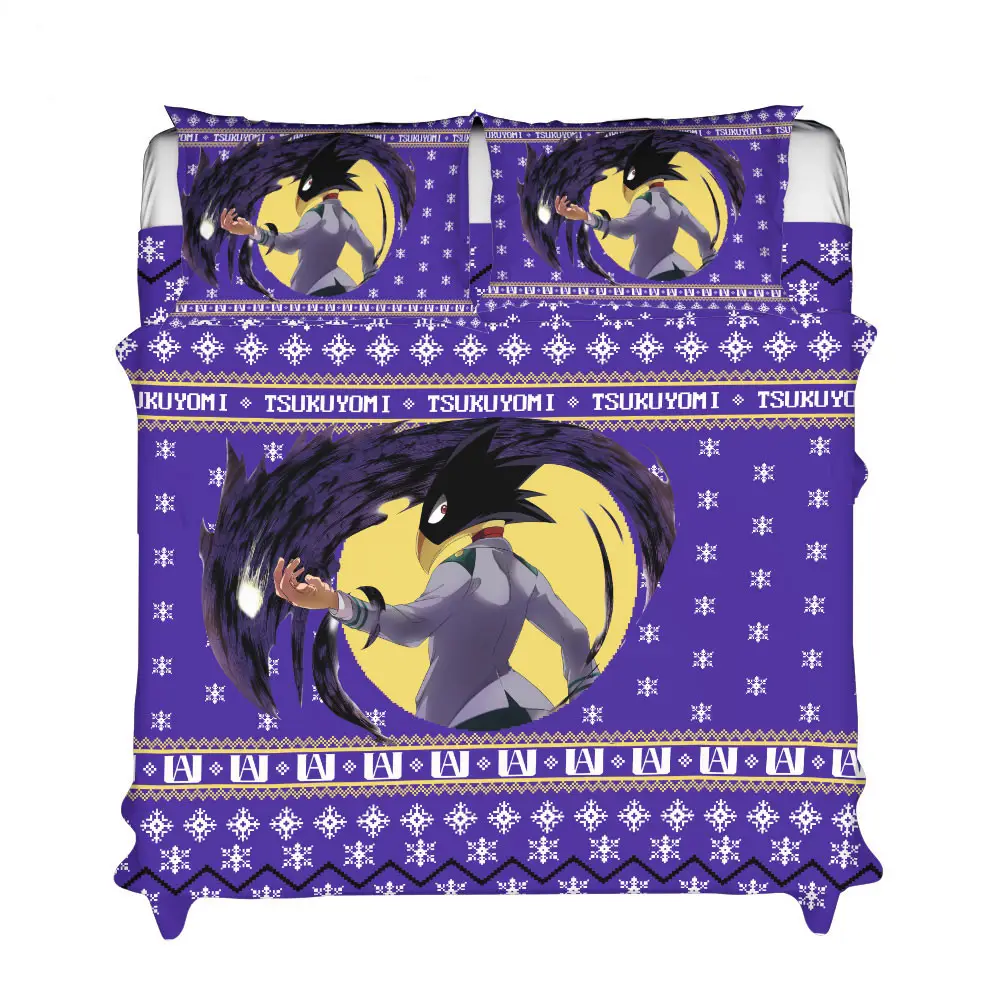 Tsukuyomi Xmas Polyester Duvet Cover Set