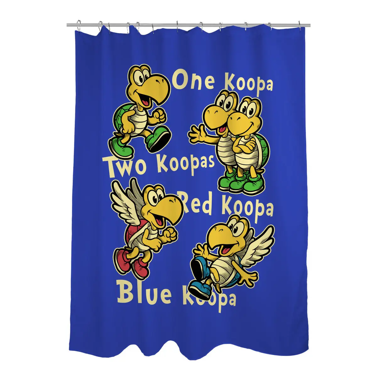Turtle Game Poem Shower Curtains