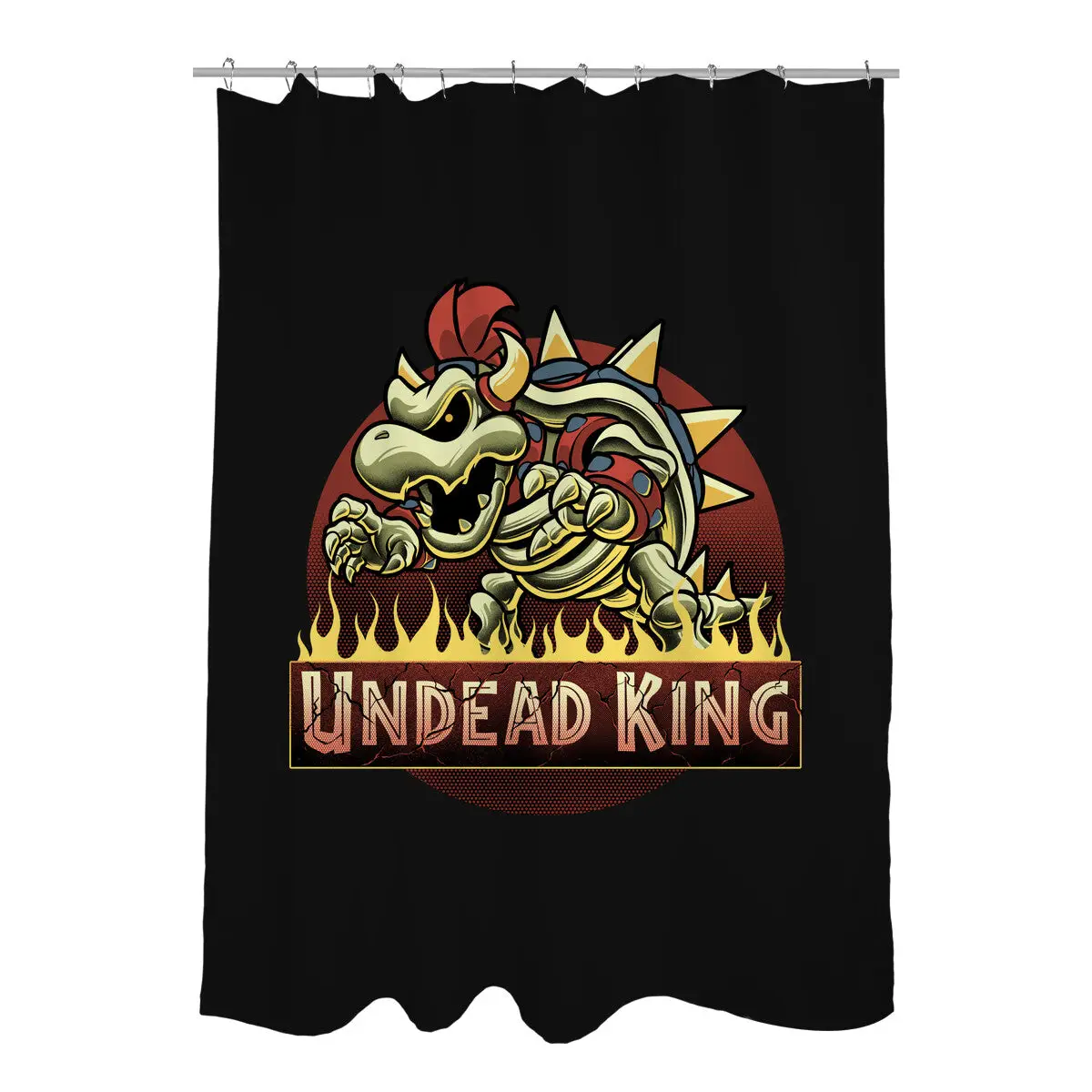 Undead King Shower Curtains
