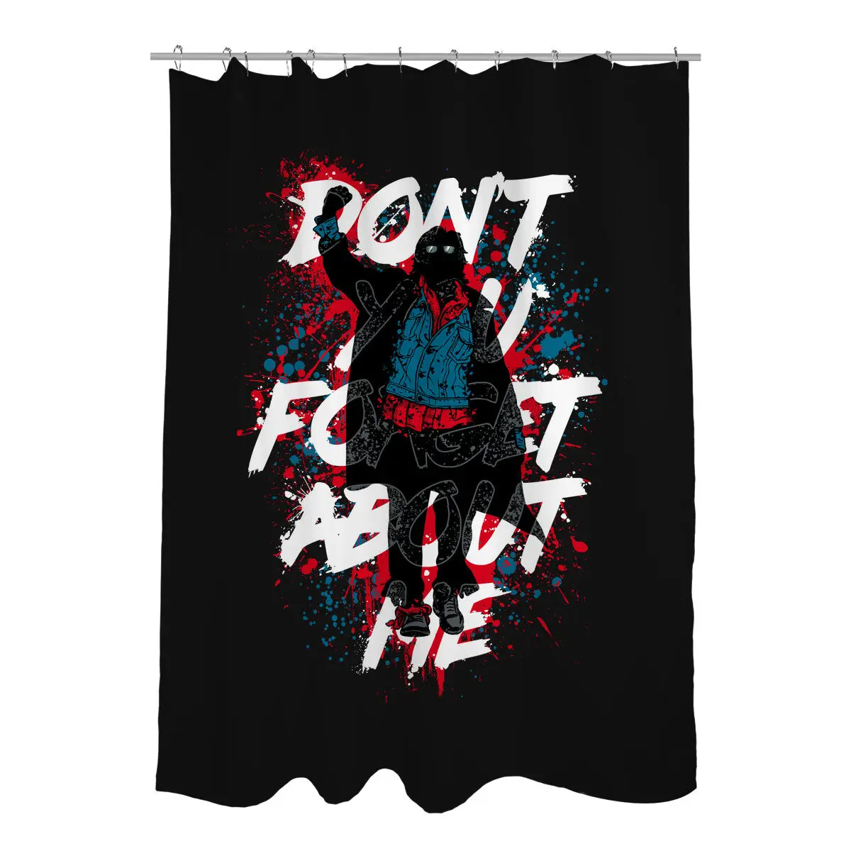 Unforgotten Rebel Shower Curtains