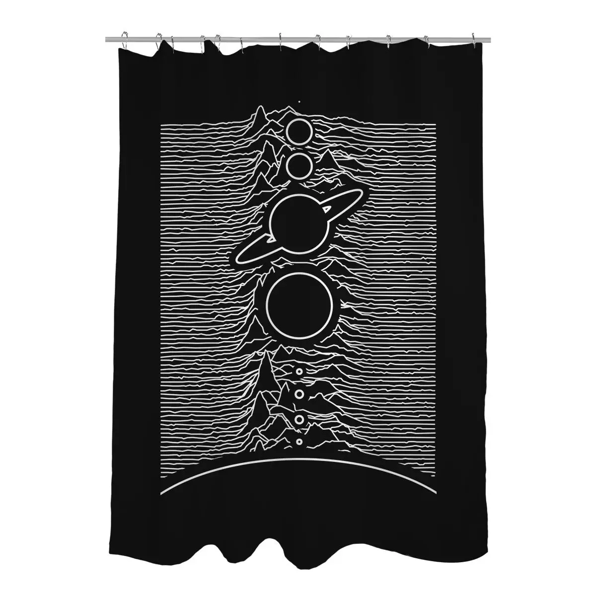 Unknown Solar System Shower Curtains