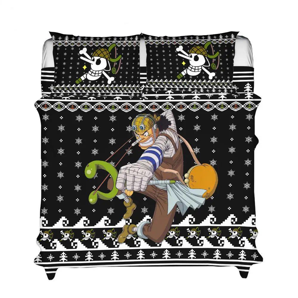 Usopp Xmas Polyester Duvet Cover Set