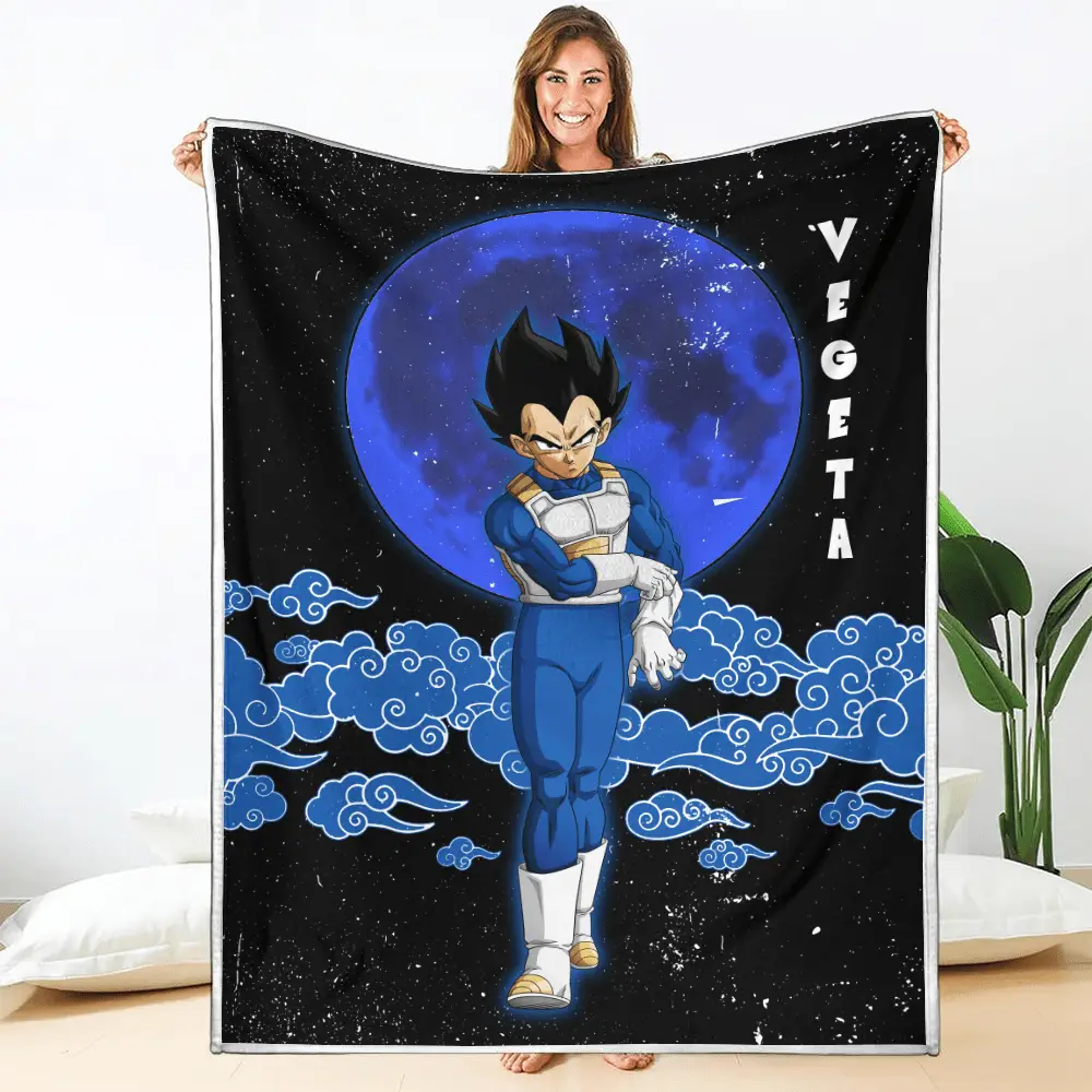 Vegeta Blanket Cloud Style