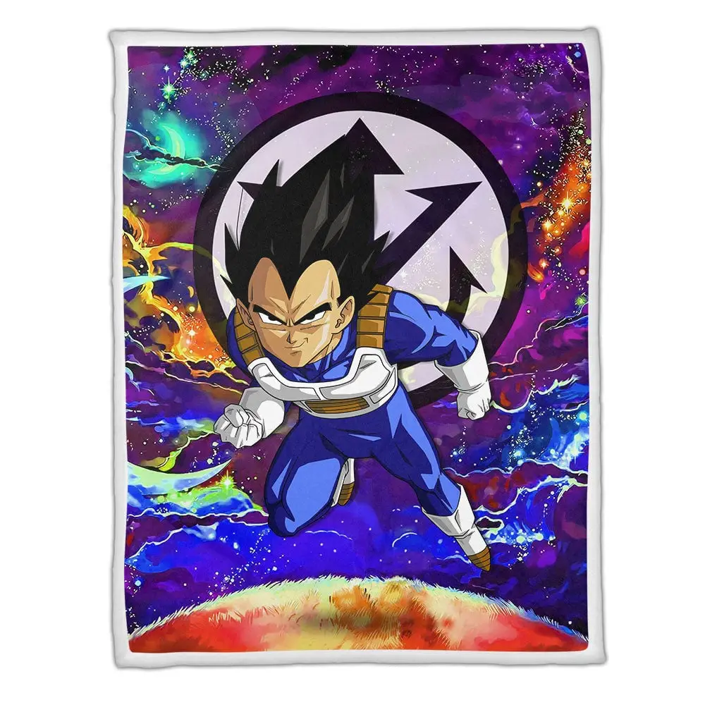 Vegeta Blanket Custom Anime Galaxy Style