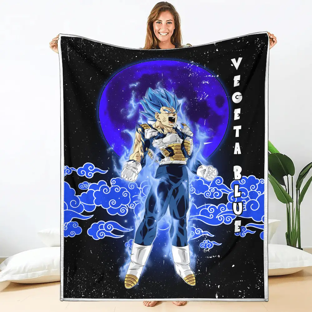 Vegeta Blue Blanket Cloud Style