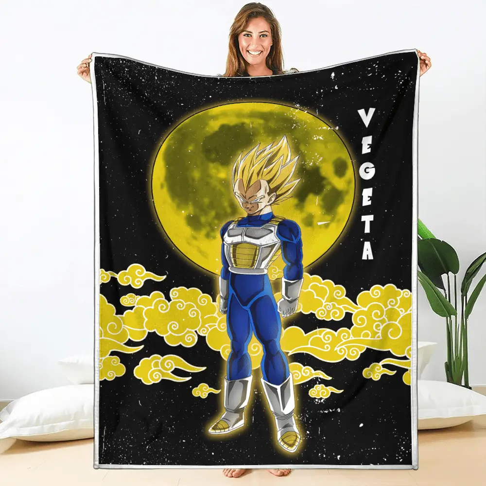 Vegeta SSJ Blanket Cloud Style