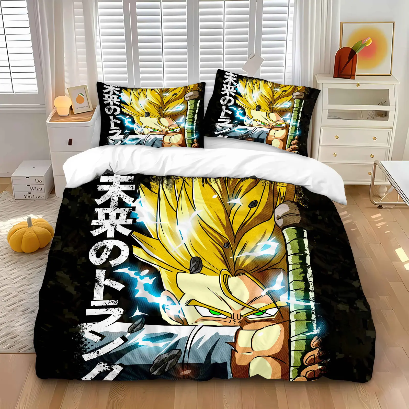 Vegeta Super Saiyan Sword Anime Bedding Set – Dragon Ball Z Duvet Cover