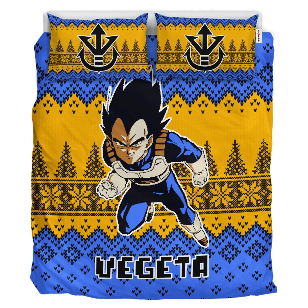 Vegeta Xmas Polyester Duvet Cover Set