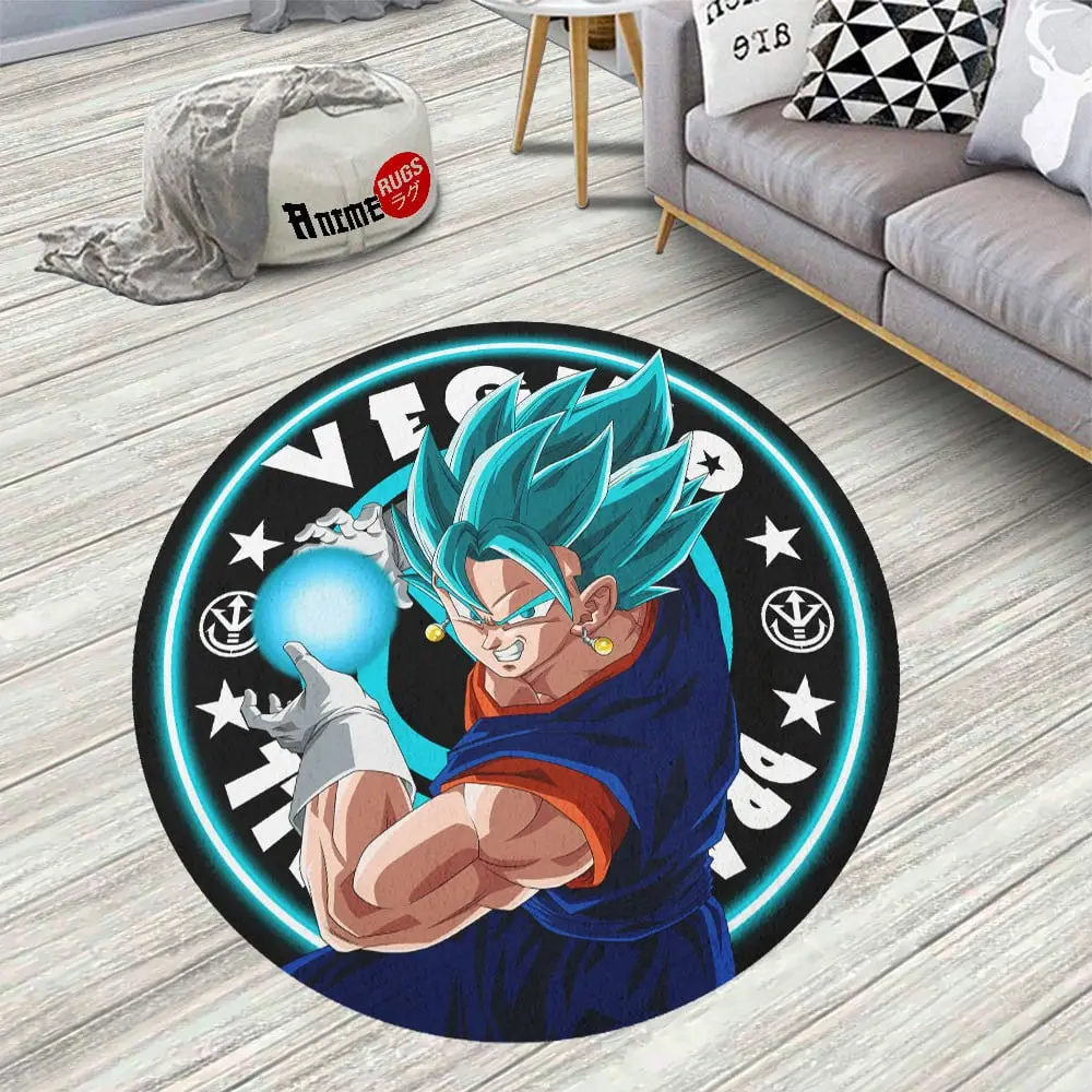 Vegito Round Rug Custom Circle Carpet