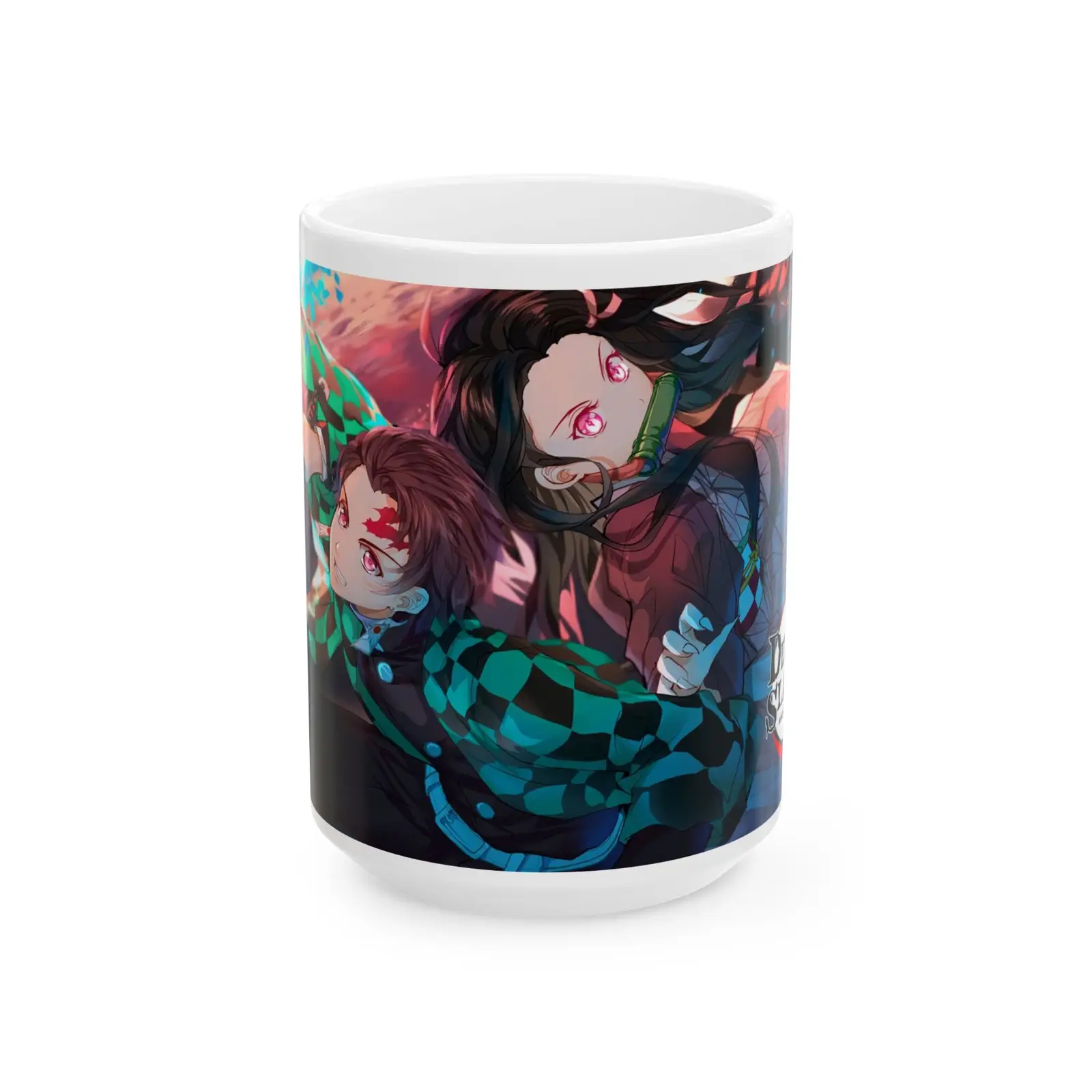 Vibrant Anime-Inspired Ceramic Mug - Demon Slayer Perfect for Coffee Lovers!