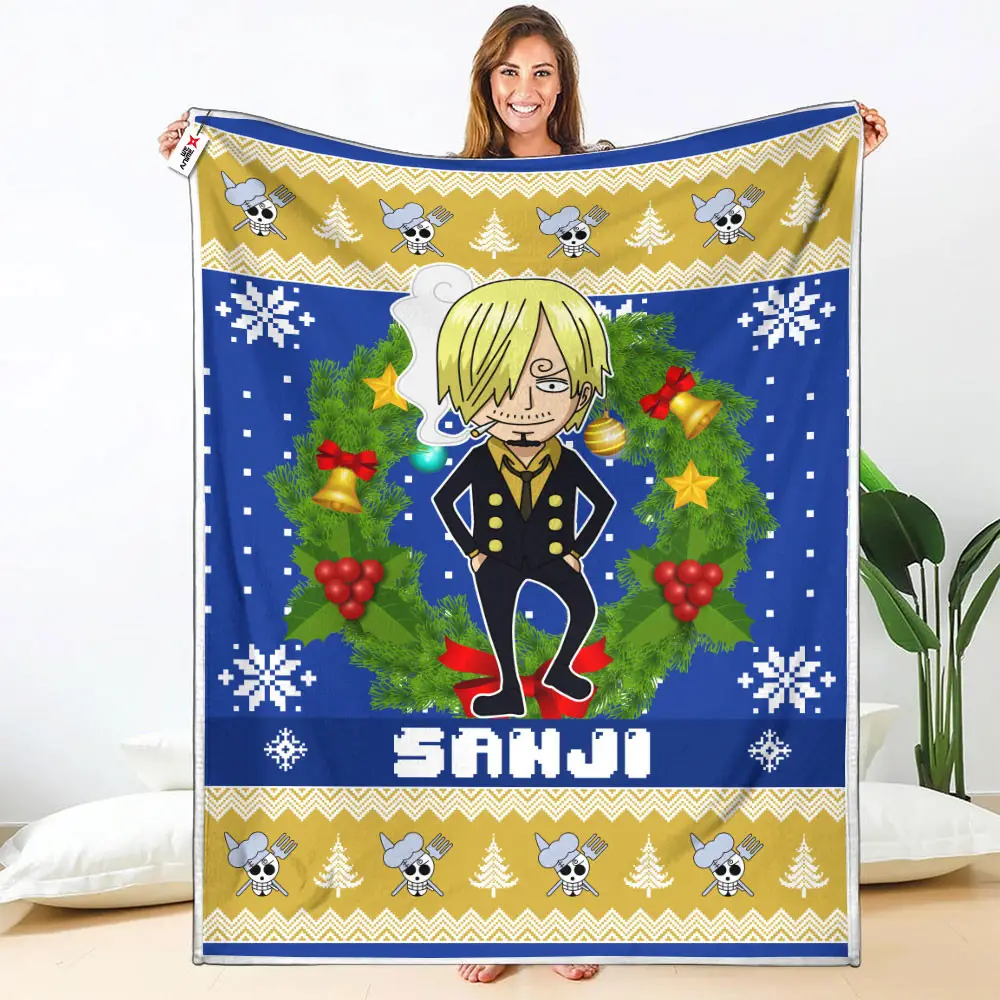 Vinsmoke Sanji Blanket Custom Anime