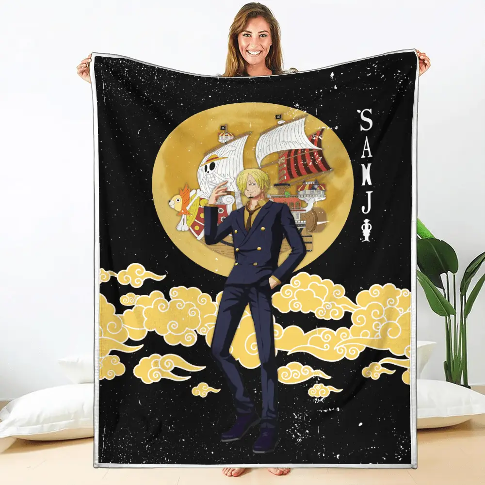 Vinsmoke Sanji Blanket Moon Style Custom Anime