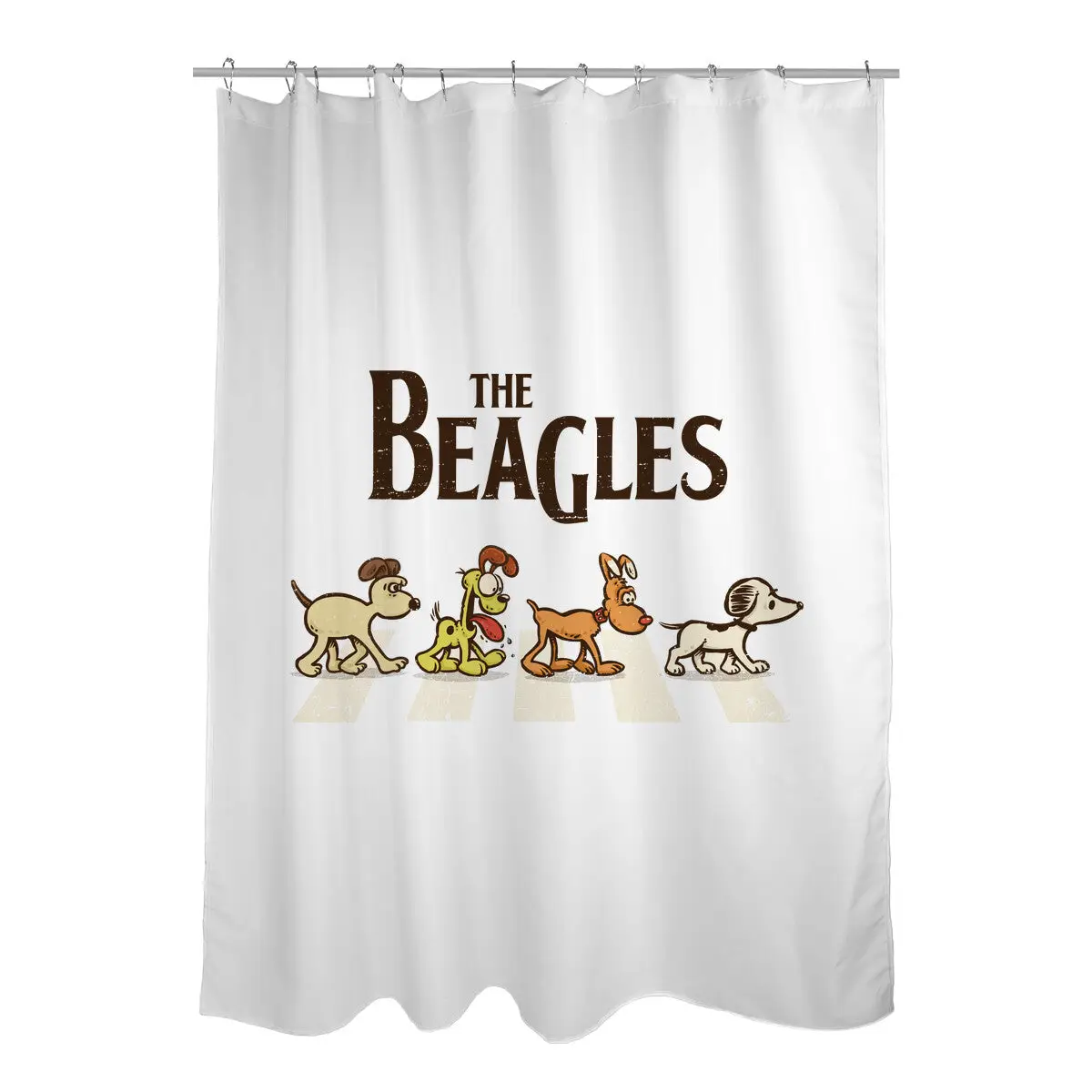 Vintage Beagles Shower Curtains