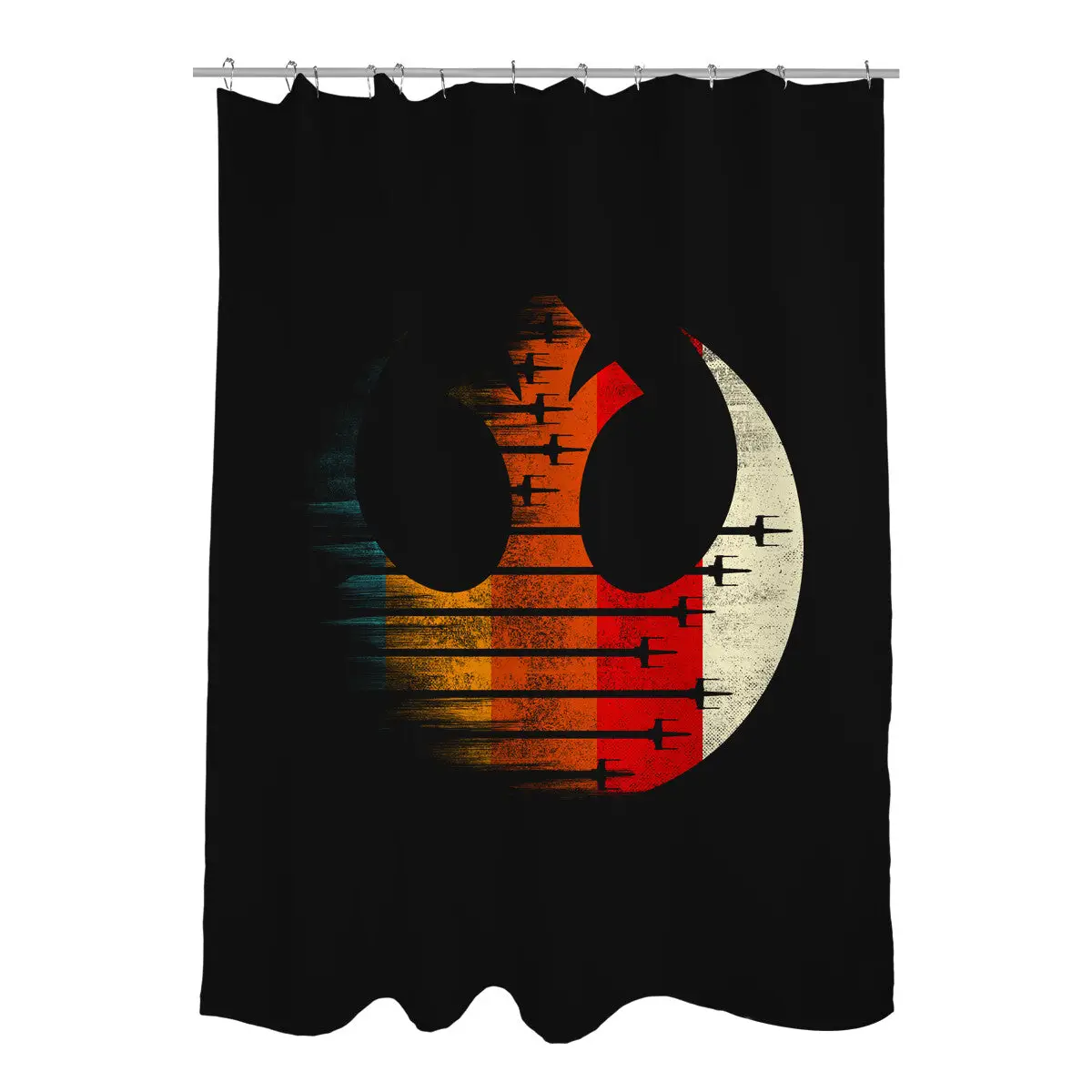 Vintage Rebel Shower Curtains