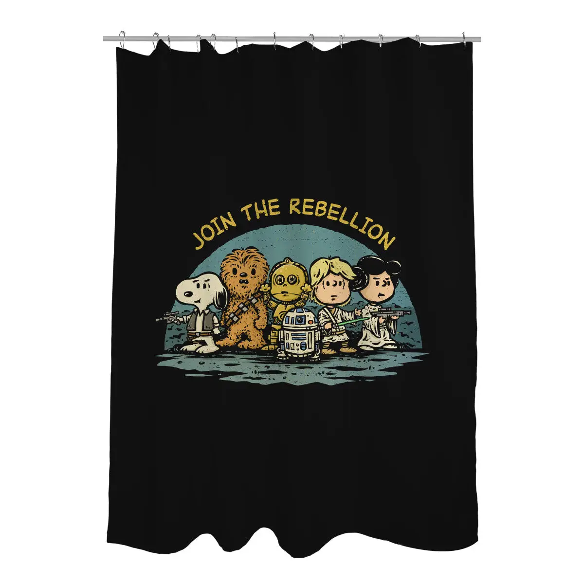 Vintage Rebels Shower Curtains