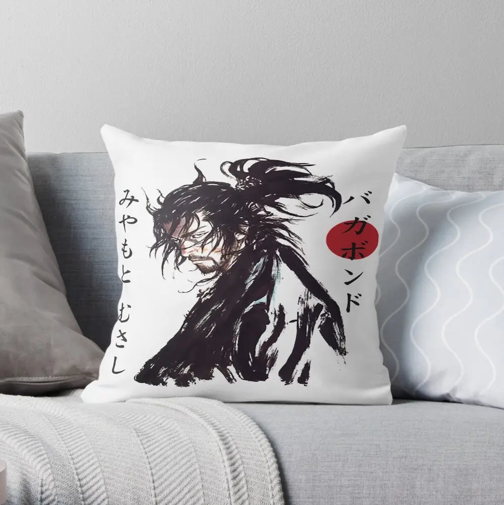 Vintage Retro Vagabond Vagabond Montage Throw Pillow