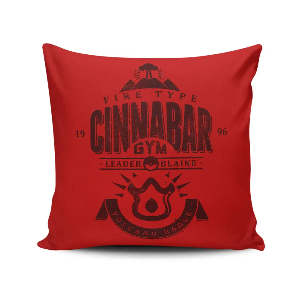 Volcano Badge - Throw Pillow