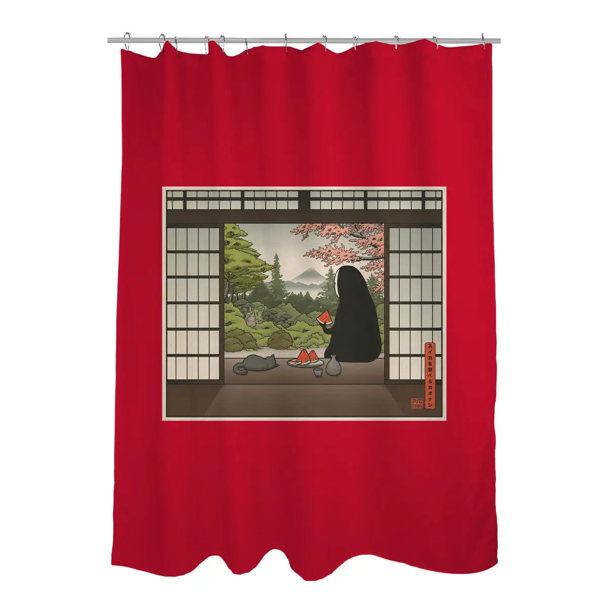 Watermelon Snack Shower Curtains